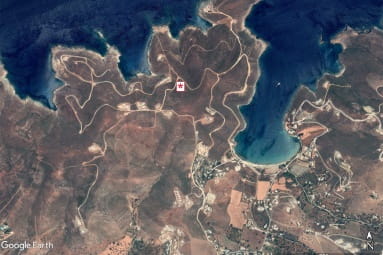 Οικόπεδο προς πώληση για κατασκευή 1 ή 2 κατοικιών, Ακρωτήρι Οτζιάς, Κέα, Κυκλάδες