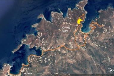 Οικόπεδα προς πώληση για κατασκευή 1 ή 2 κατοικιών, Βολλάδα Οτζιάς, Κέα, Κυκλάδες